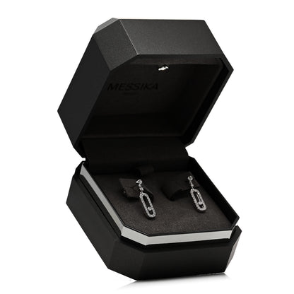 Messika 18K White Gold Diamond Move Uno Drop Earrings 6 of 6