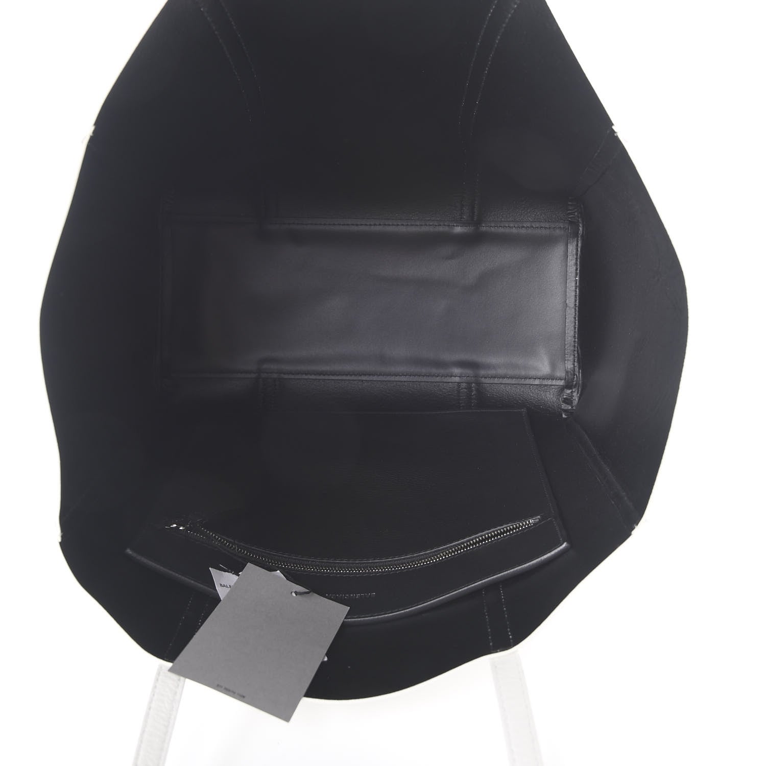 Balenciaga Smooth Calfskin Double Sided Small Everyday Tote Optic White Black 4 of 11