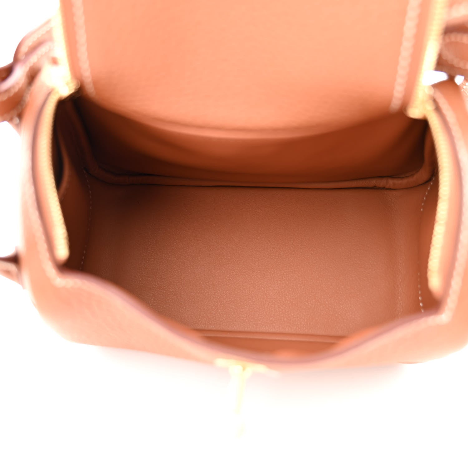 Hermes Taurillon Clemence Mini Lindy 20 Gold 6 of 11