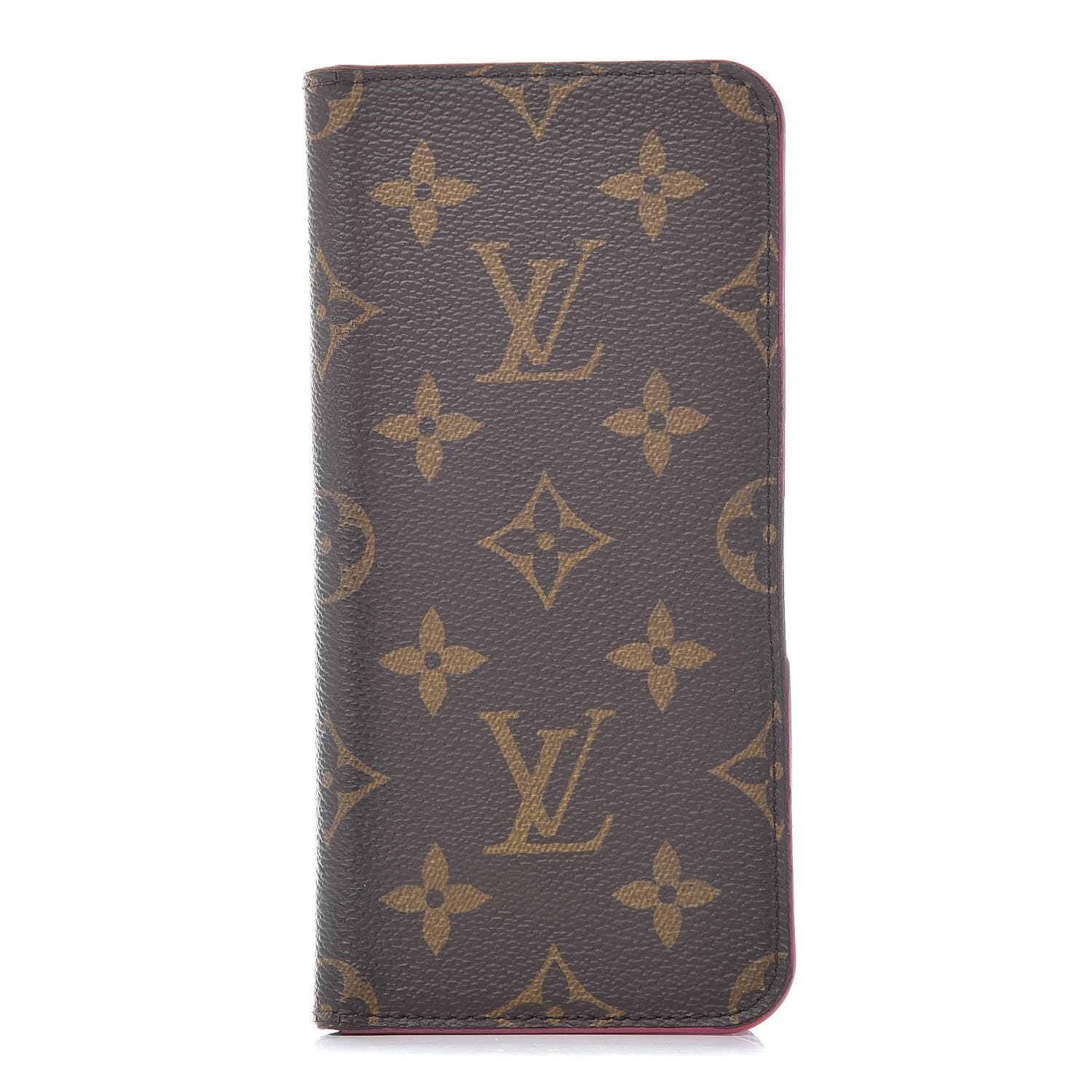 Louis Vuitton Monogram iPhone XS Max Folio Case Rose Pop 1 of 8