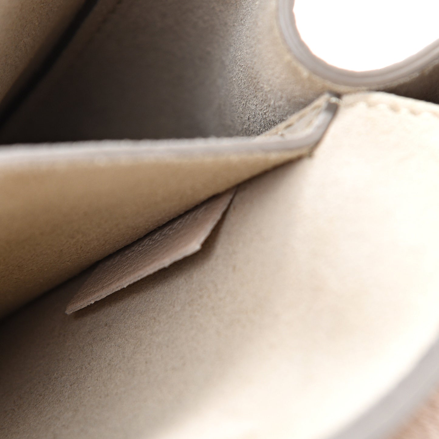 Grained Lambskin Drew Shoulder Bag Abstract White