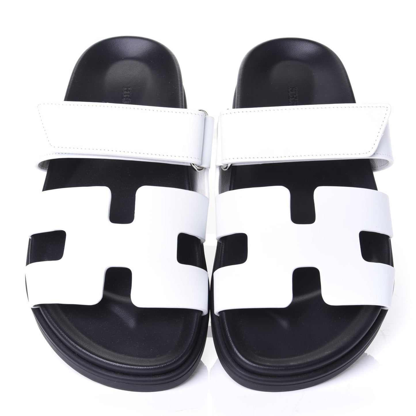 Calfskin Womens Chypre Sandals 37 White