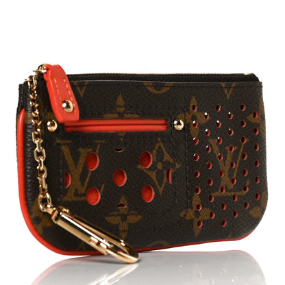Louis Vuitton Monogram Perforated Key Pouch Orange 4 of 10