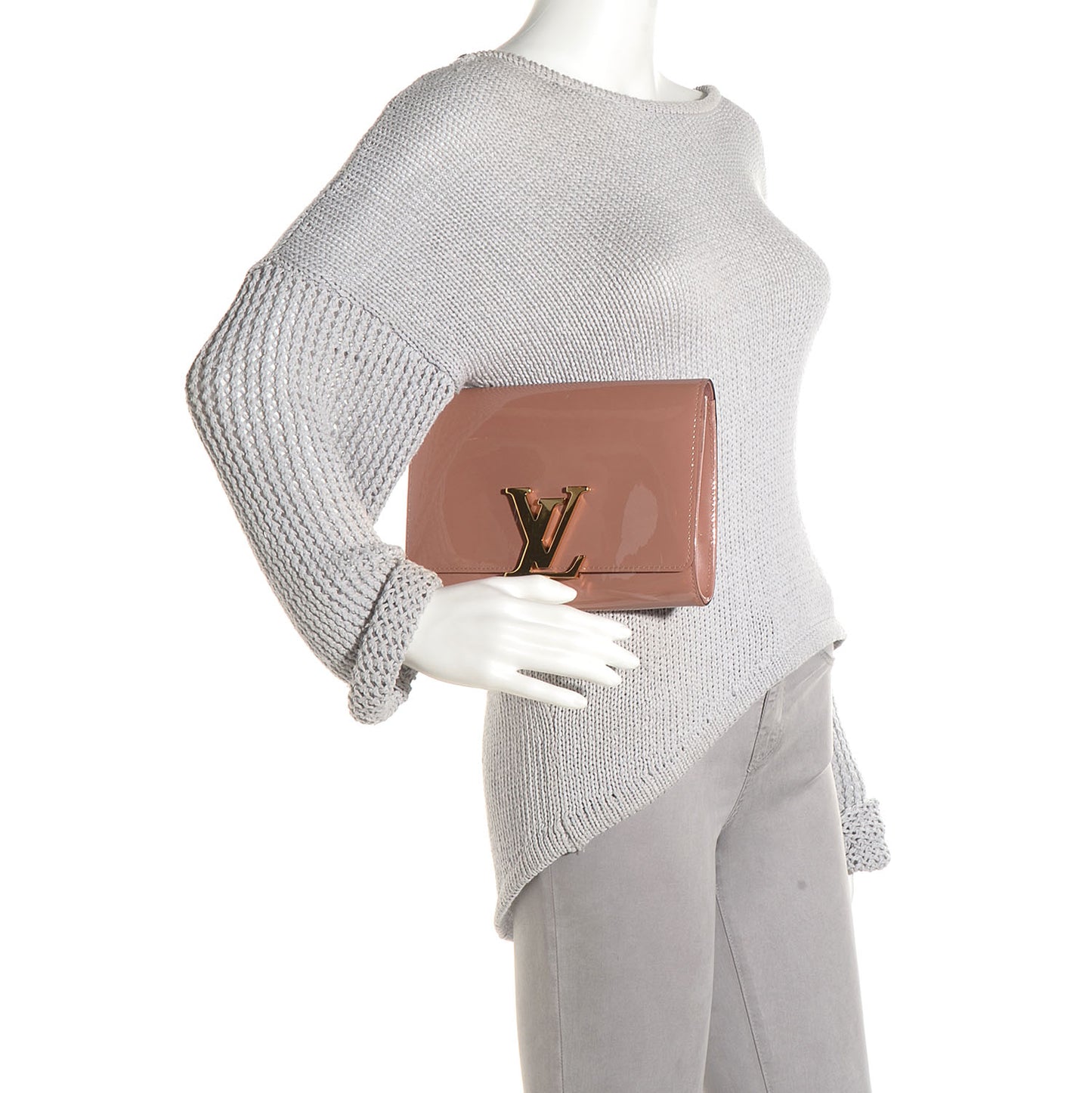 Vernis New Sobe Clutch Rose Velours