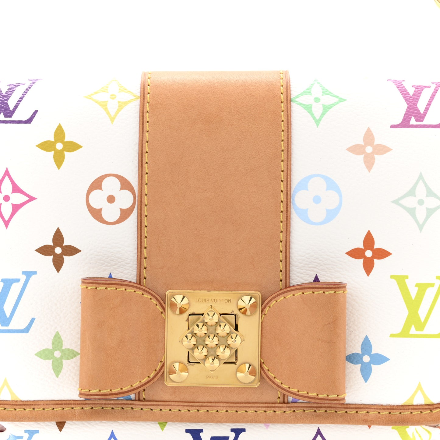 Monogram Multicolor Patti White