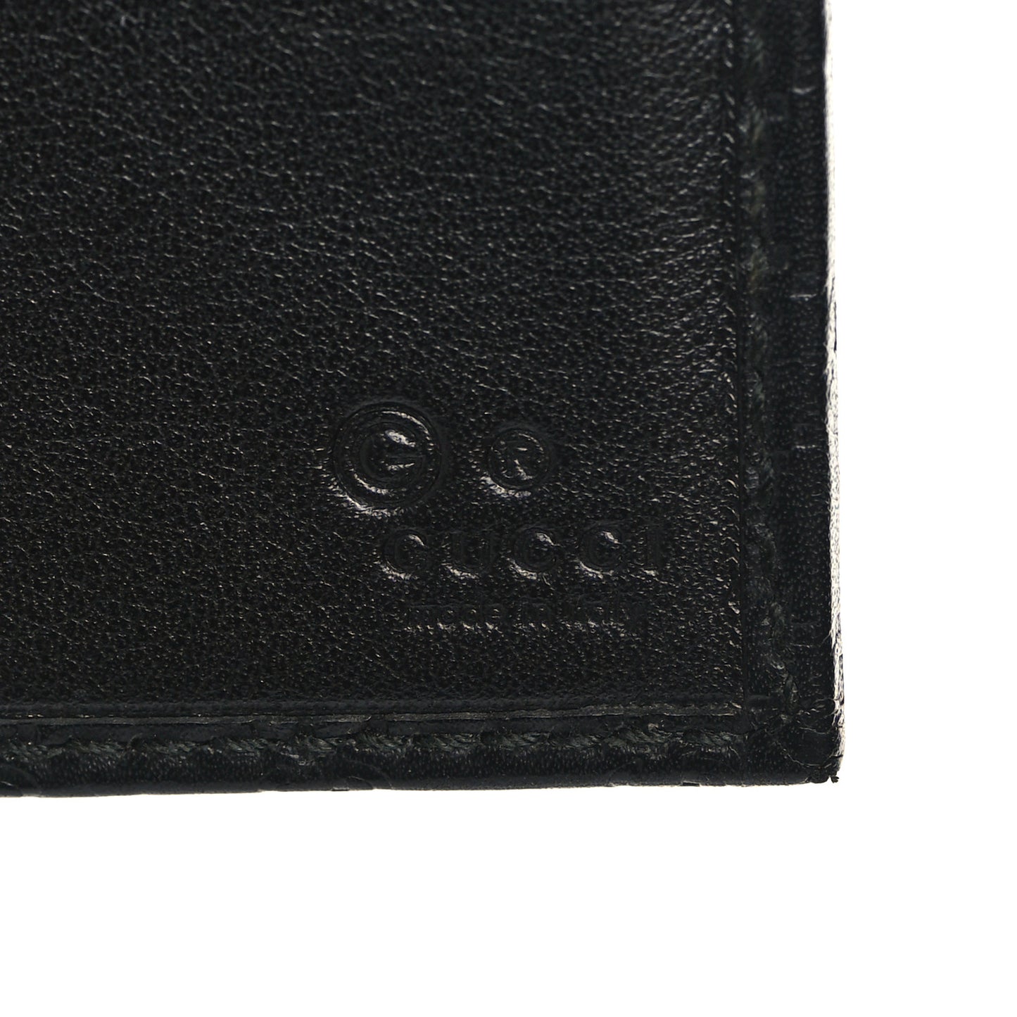 Soft Microguccissima Continental Wallet Black