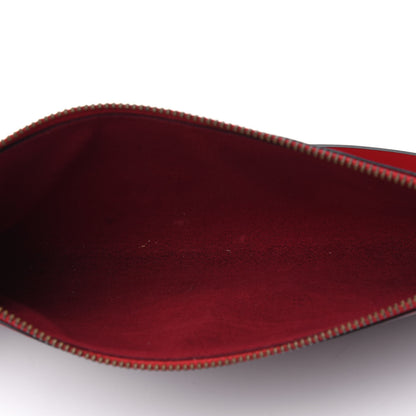 Louis Vuitton Epi Pochette Accessories 24 Castillan Red 3 of 4