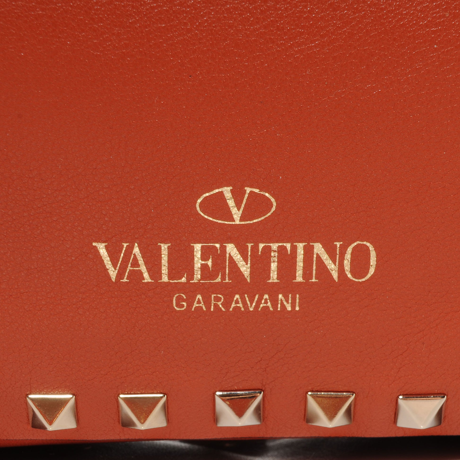 Valentino Garavani Vitello Medium Rockstud Tote English Red 9 of 9