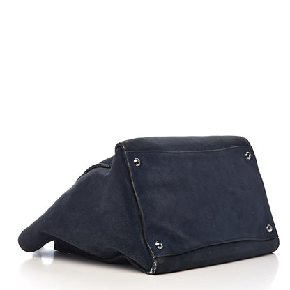 Prada Suede Scamosciato Twin Pocket Tote Oltremare 4 of 21