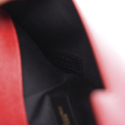 Saint Laurent Grain De Poudre Uptown Pouch Red 7 of 8