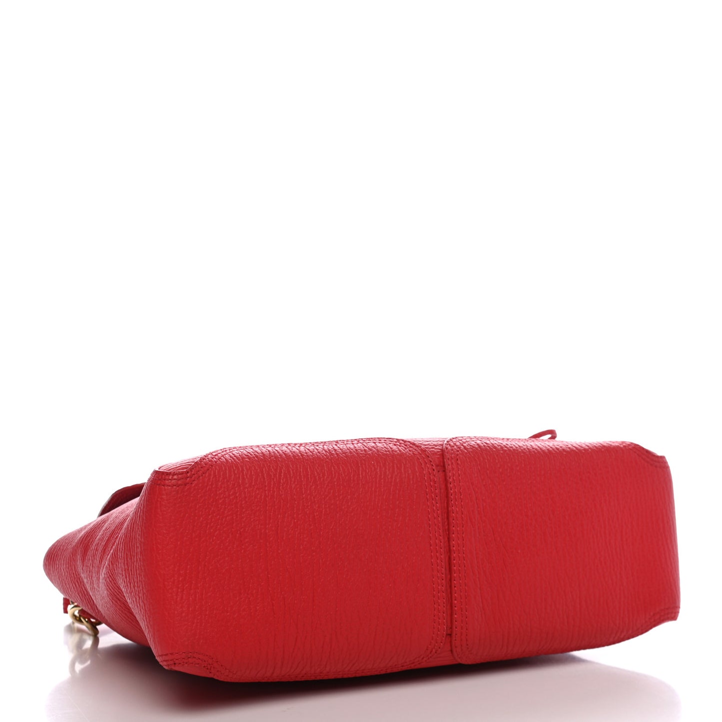 Textured Calfskin Medium Pashli Satchel Red