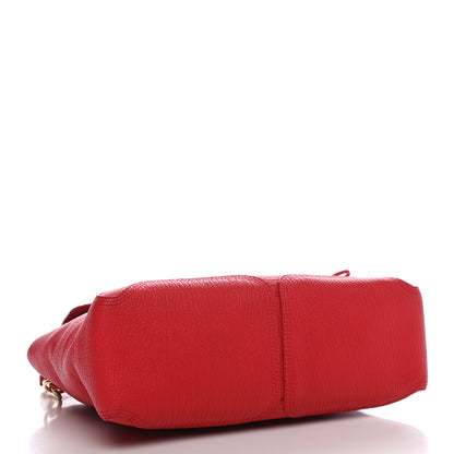 3.1 Phillip Lim Textured Calfskin Medium Pashli Satchel Red 4 of 9