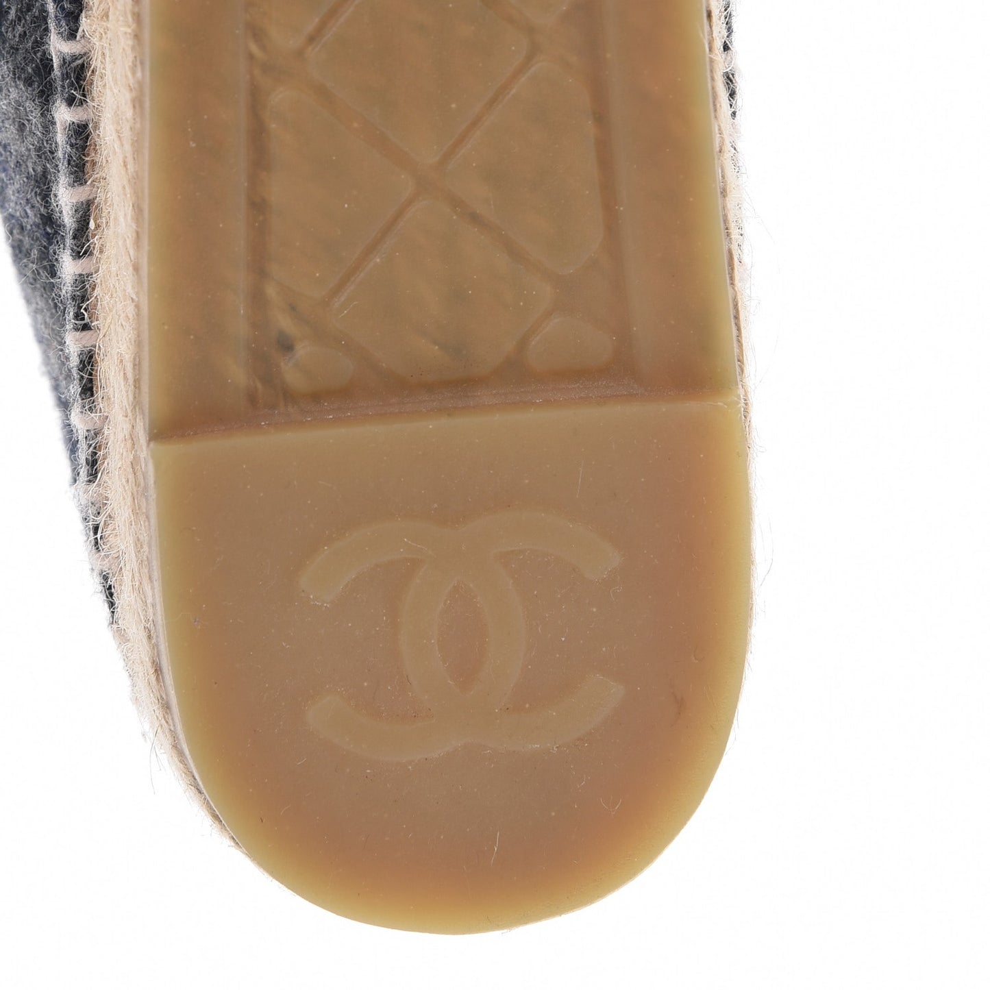 Flannel Espadrilles 35 Grey Black