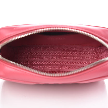 Prada Soft Calfskin Diagramme Crossbody Bag Peonia 5 of 8