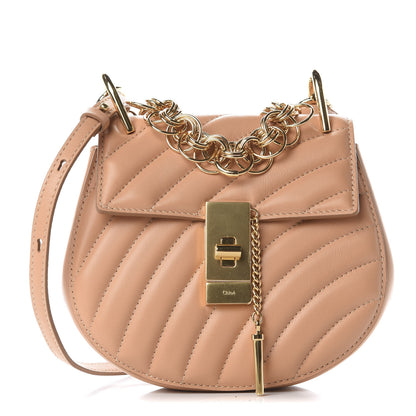 Chloe Calfskin Quilted Mini Drew Bijou Shoulder Bag Blushy Pink 1 of 9