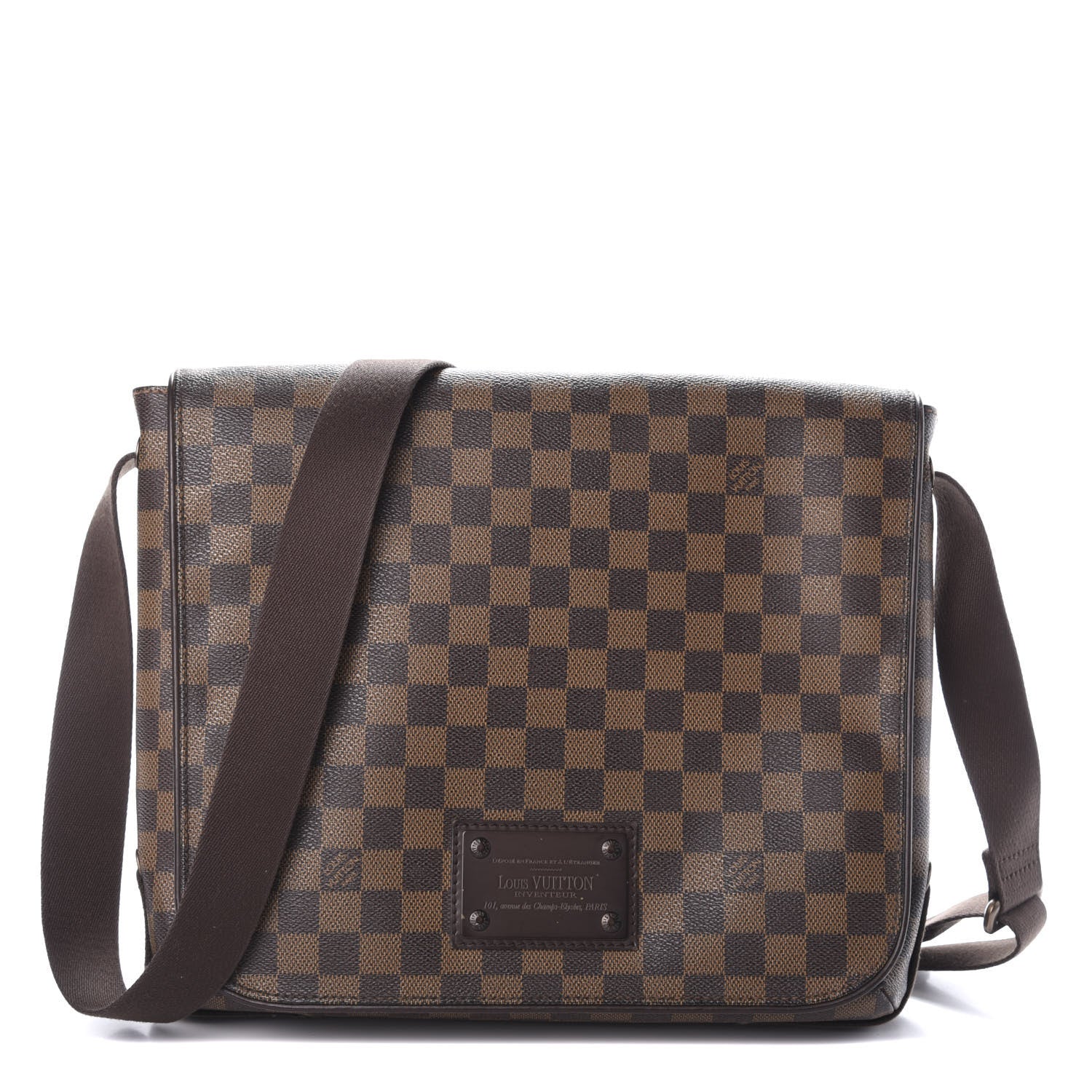 Louis Vuitton Damier Ebene Brooklyn MM 1 of 9