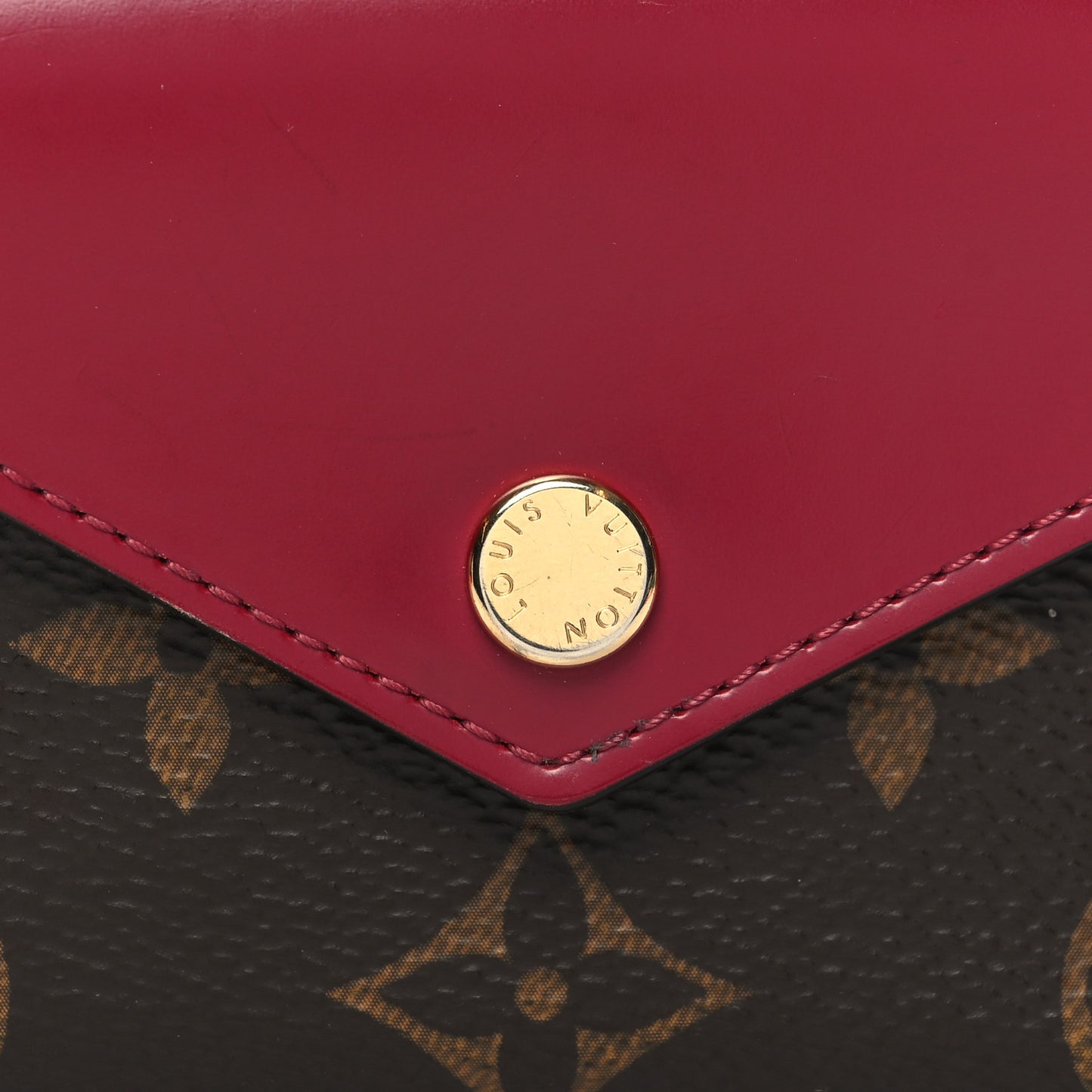 Monogram Zoe Wallet Fuchsia