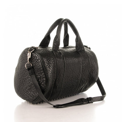 Alexander Wang Pebbled Lambskin Rocco Black Nickel Hardware 3 of 7