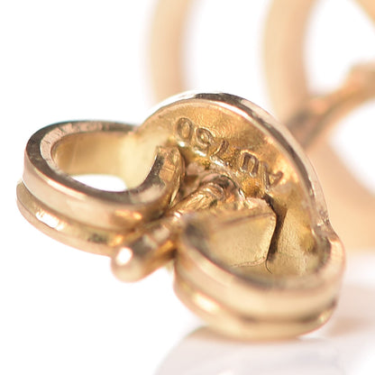 Gucci 18K Yellow Gold GG Tissue Stud Earrings 4 of 7