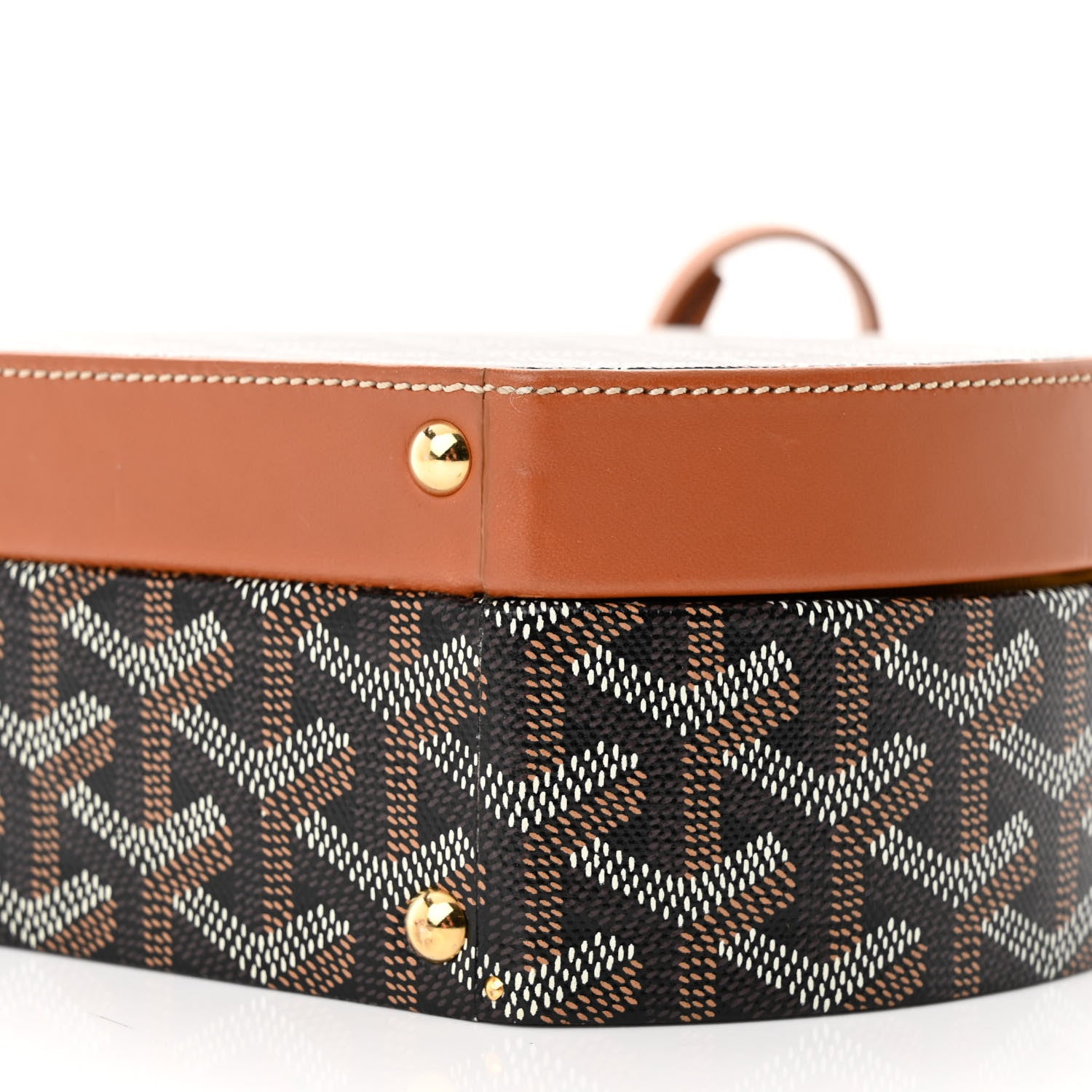 Goyard Goyardine Alto Hatbox Black Gold 9 of 9