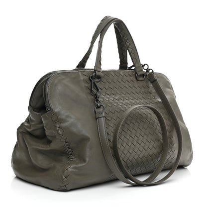 Bottega Veneta Calfskin Intrecciato Large Leggero Tote Kaki Fondente 3 of 14