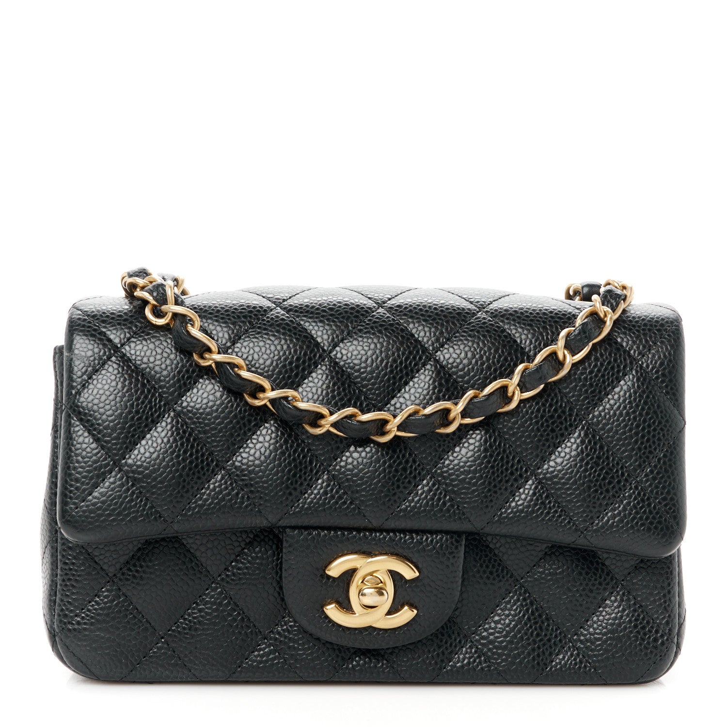 Chanel Caviar Quilted Mini Rectangular Flap Black 1 of 12