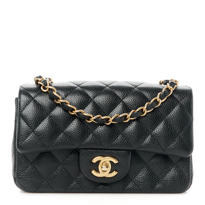 Chanel Caviar Quilted Mini Rectangular Flap Black 1 of 12