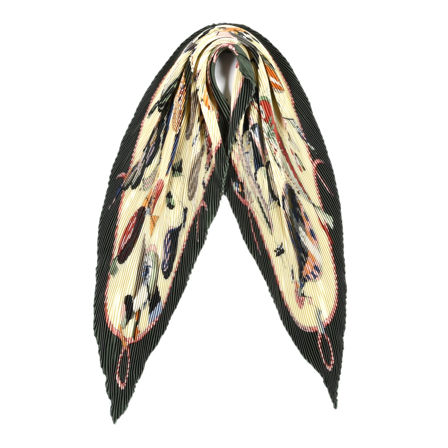 Hermes Silk Plisse Les Folies Du Ciel Scarf 2 of 5