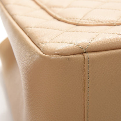 Chanel Caviar Quilted Grand Shopping Tote GST Beige Clair 10 of 10
