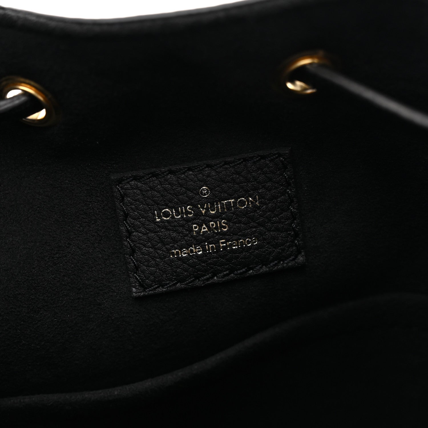 Louis Vuitton Calfskin Lockme Bucket MM Black 6 of 9