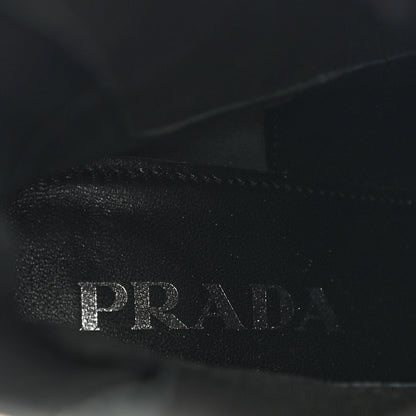 Prada Spazzolato Chelsea Cowboy 75mm Boots 38.5 Platino 6 of 8