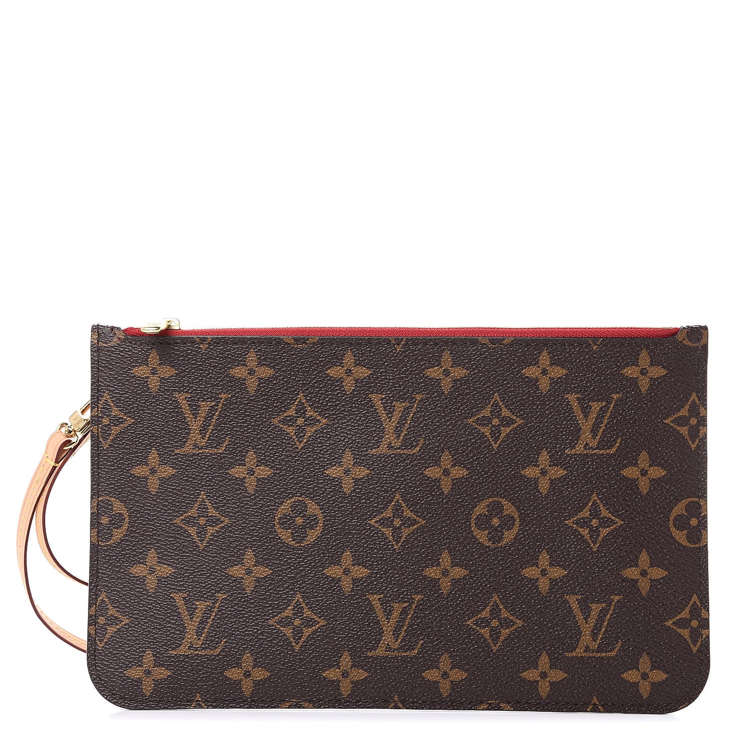 Louis Vuitton Monogram Neverfull MM GM Pochette Cherry 1 of 8