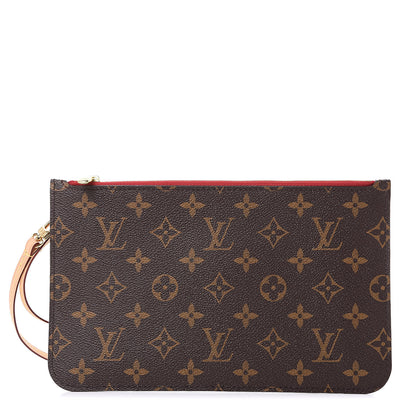 Louis Vuitton Monogram Neverfull MM GM Pochette Cherry 1 of 8