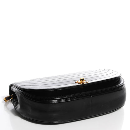 Chanel Lambskin Ribbon Stitched Flap Black 4 of 8