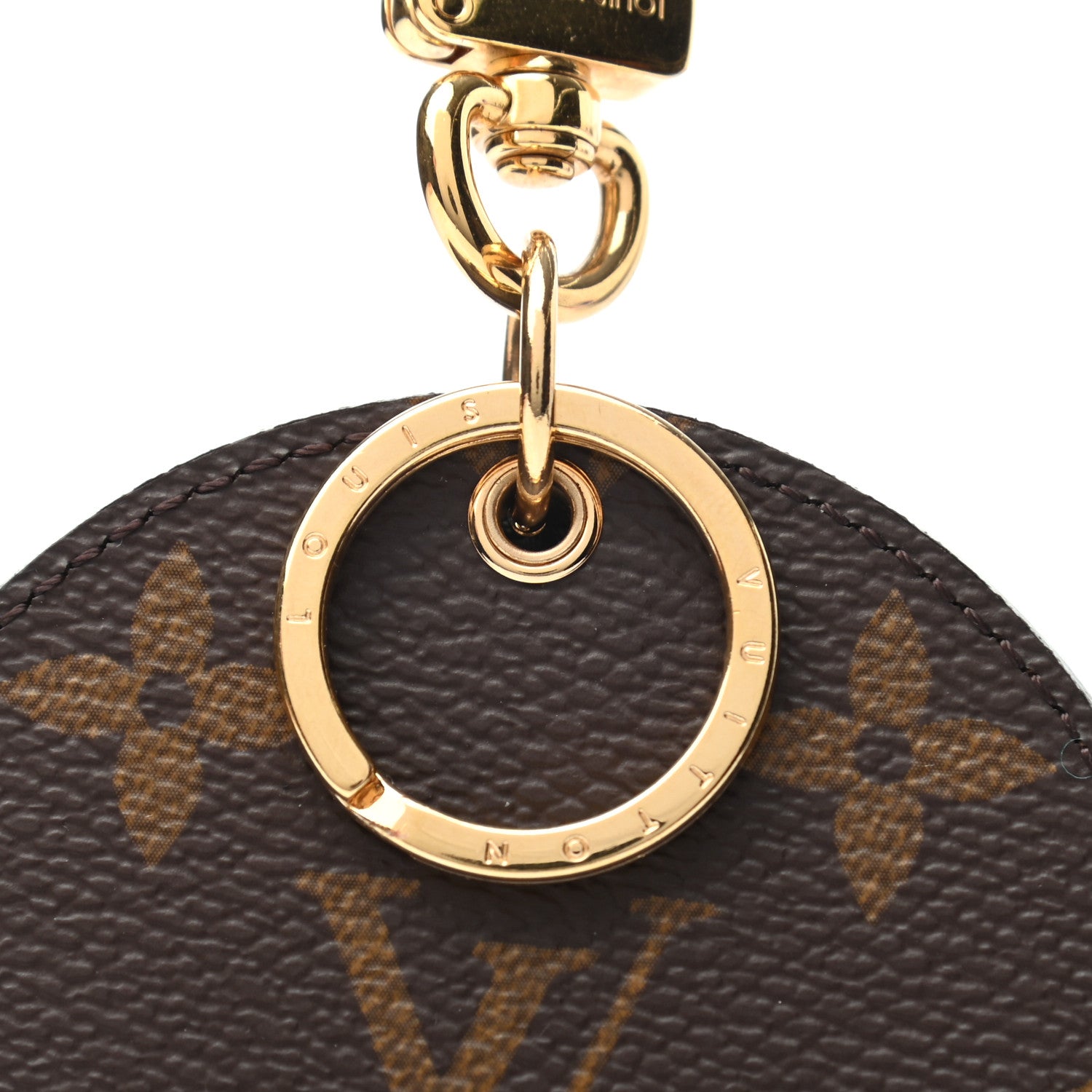Louis Vuitton Monogram Reverse Key Holder Bag Charm 4 of 4