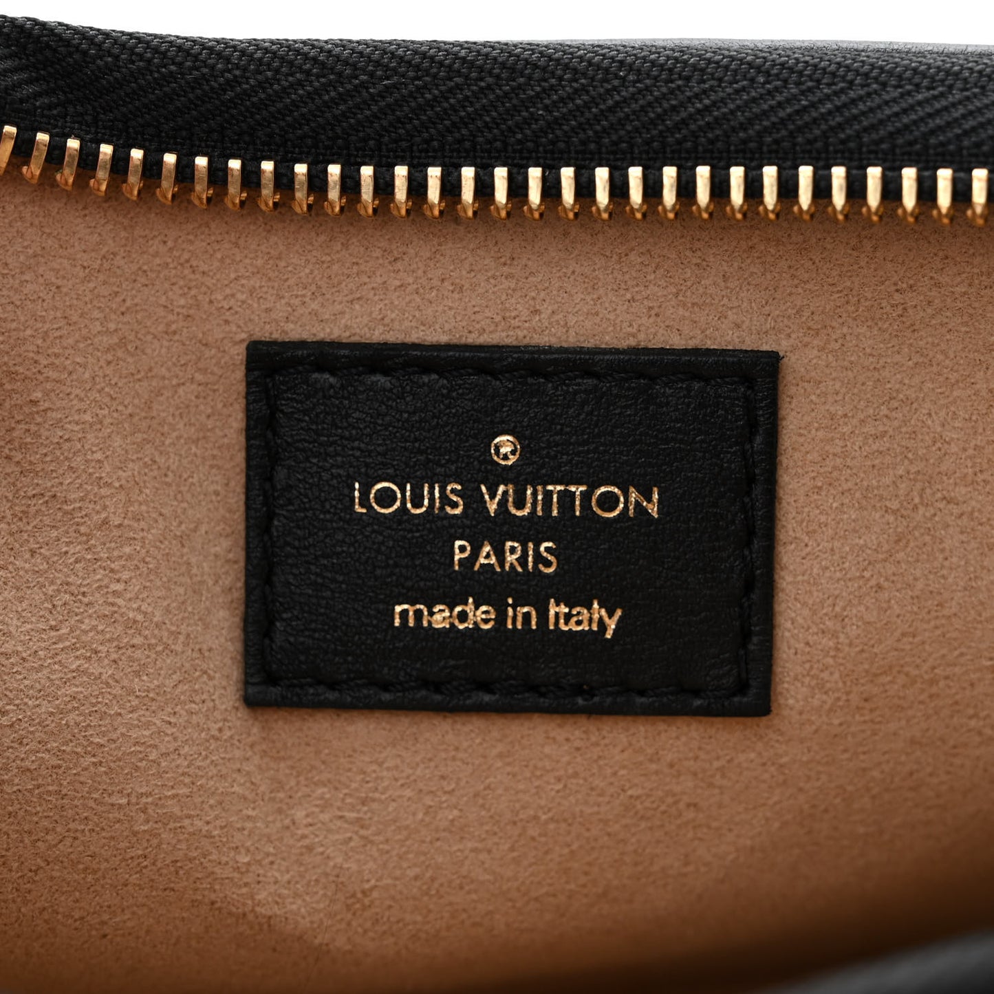 LOUIS VUITTON Damier Quilt Lambskin Troca Pochette Black