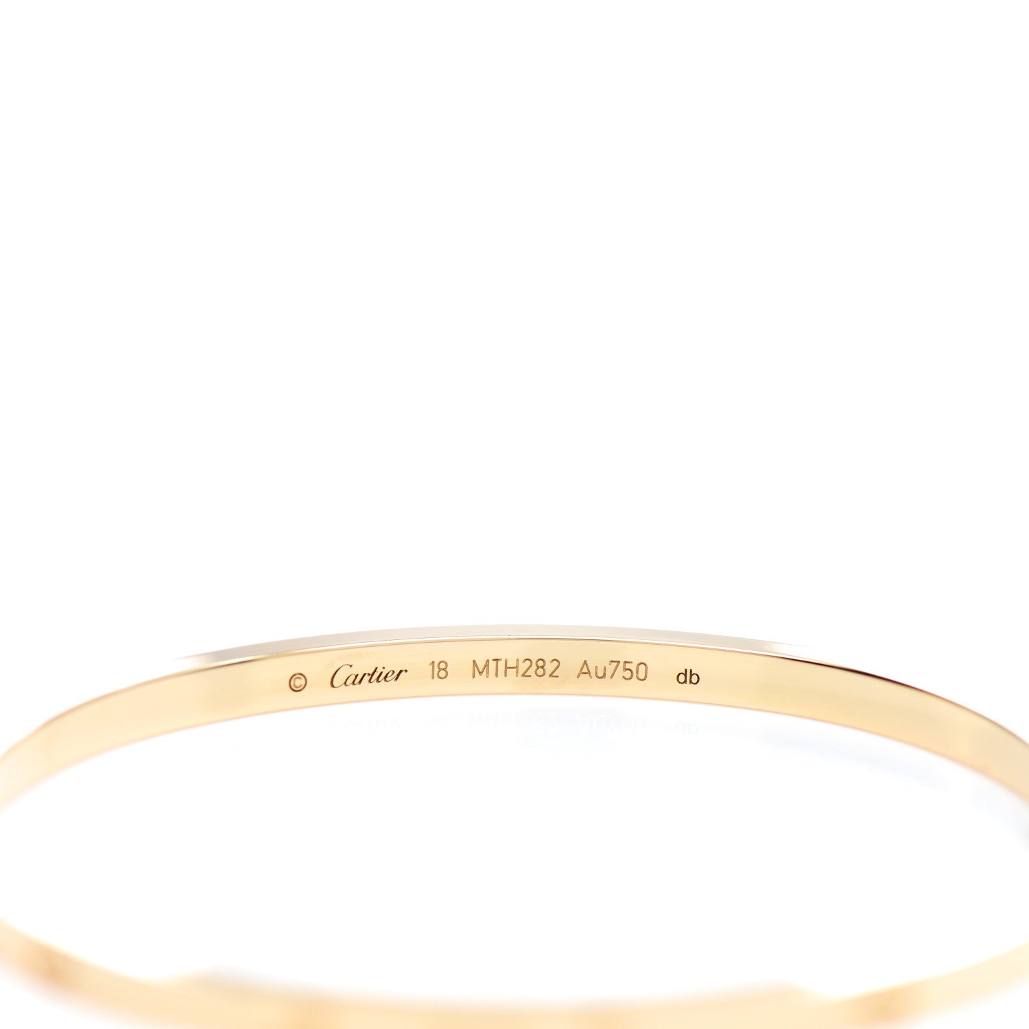 Cartier 18K Yellow Gold Small LOVE Bracelet 18 3 of 3