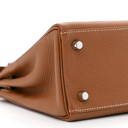 Hermes Togo Kelly Retourne 25 Gold 9 of 11