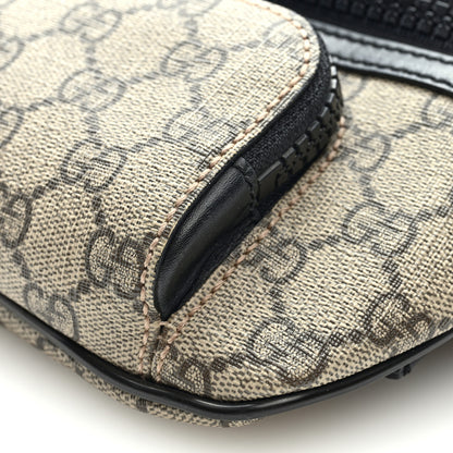 Gucci GG Supreme Monogram Belt Bag Black 10 of 10