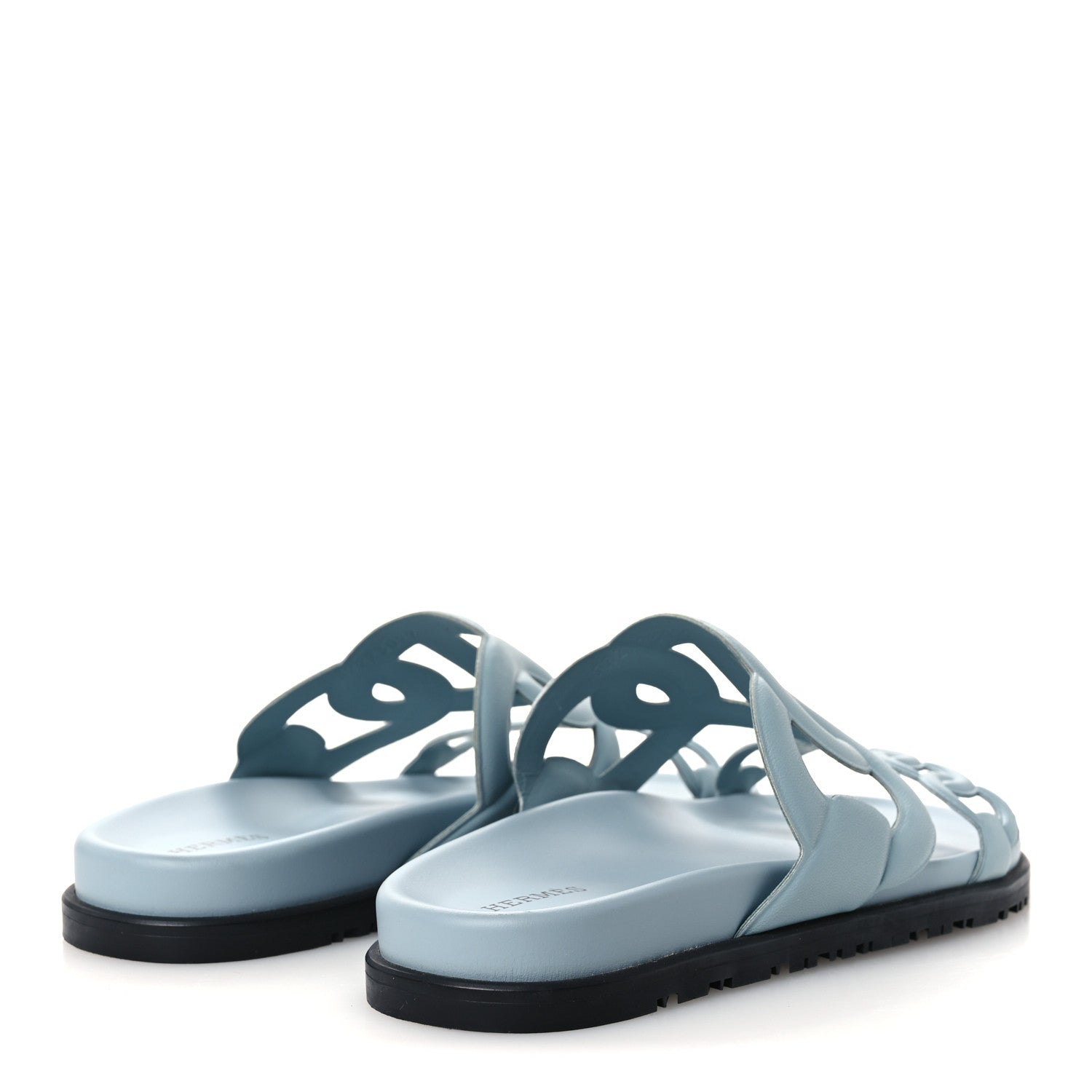 Hermes Nappa Extra Sandals 37.5 Bleu Jean 37.5 Bleu Jean 5 of 13