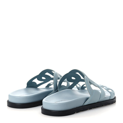 Hermes Nappa Extra Sandals 37.5 Bleu Jean 37.5 Bleu Jean 5 of 13