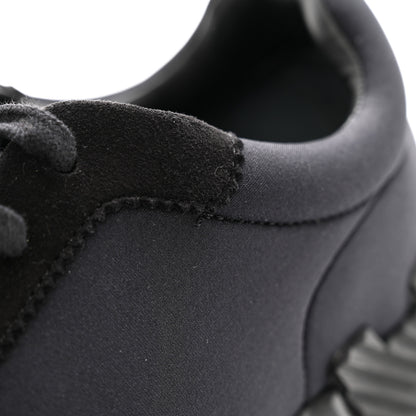 Hermes Technical Jersey Suede Goatskin Bouncing Sneakers 37.5 Black 9 of 10