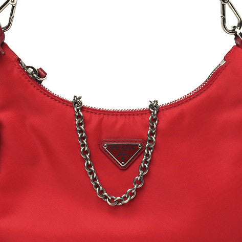 Nylon Re-Edition 2005 Shoulder Bag  Rosso