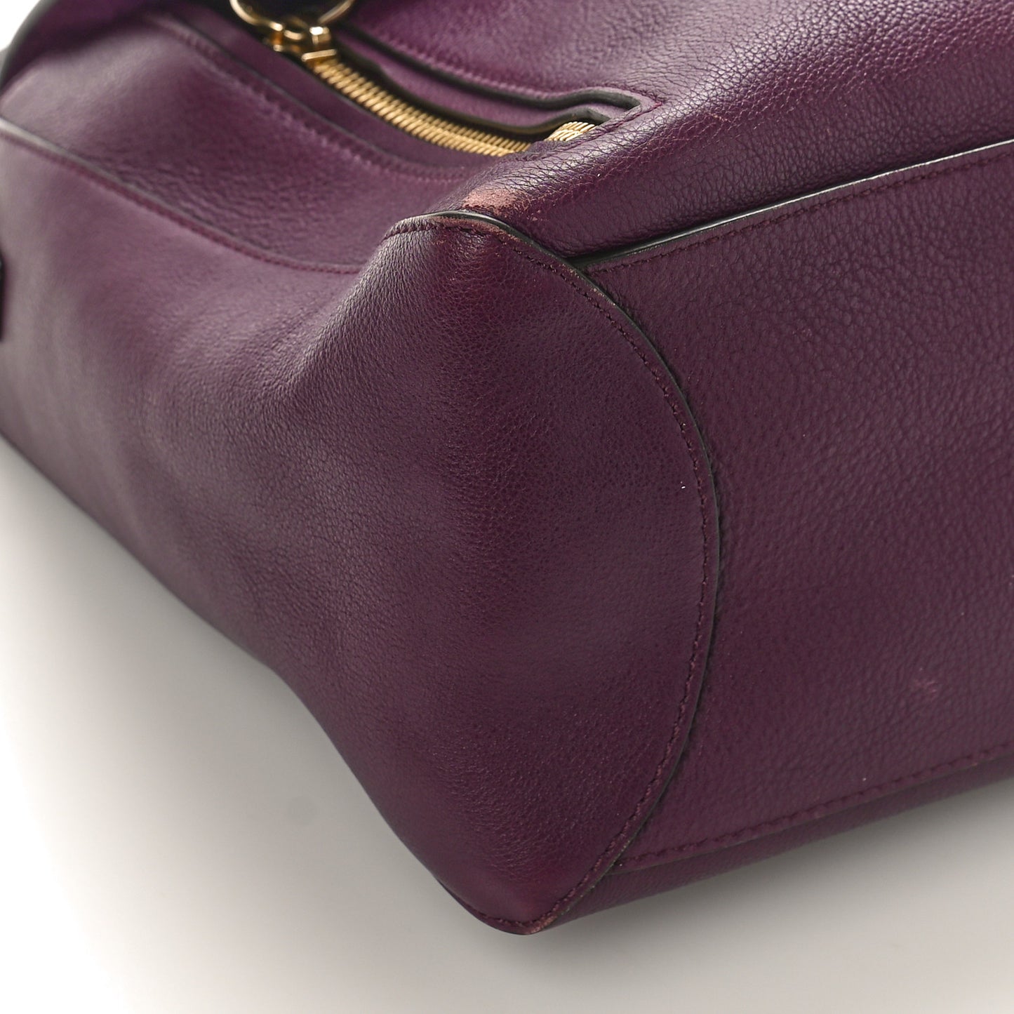 Calfskin Medium Faye Day Shoulder Bag Intense Violine