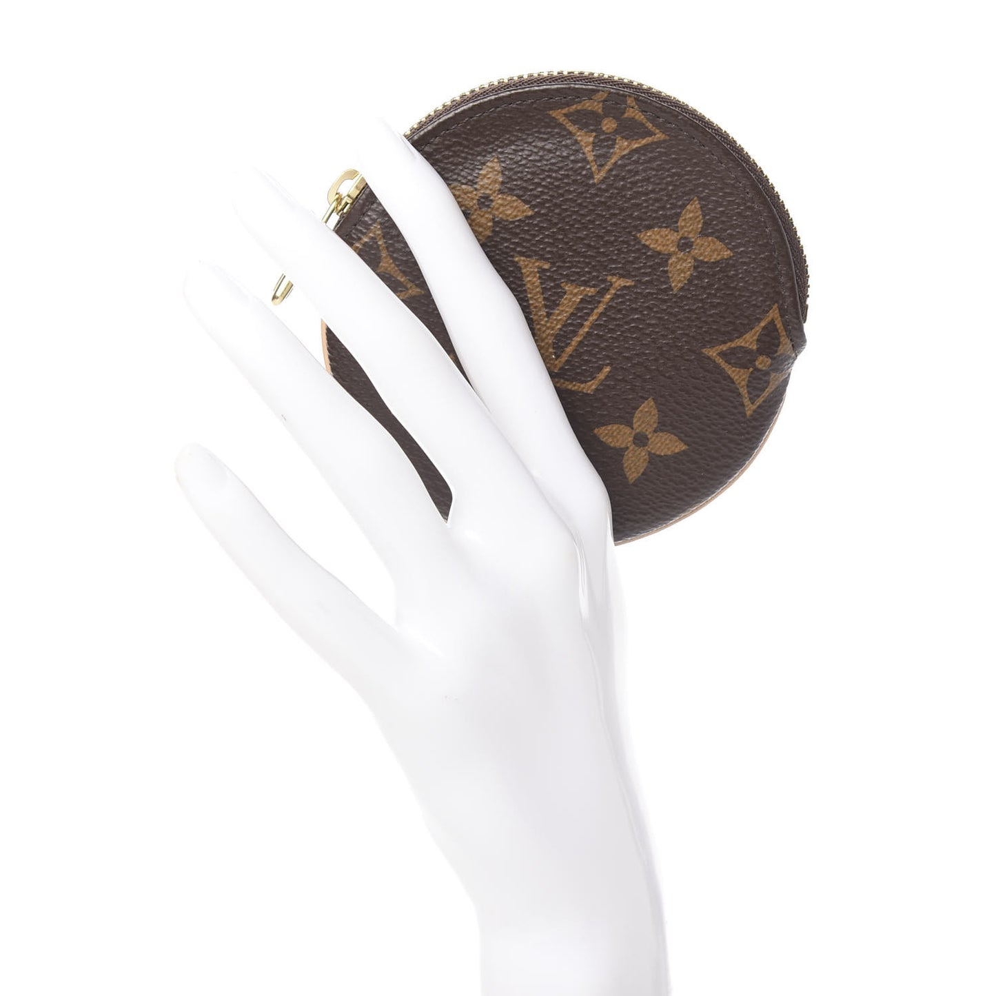 Monogram Round Coin Purse