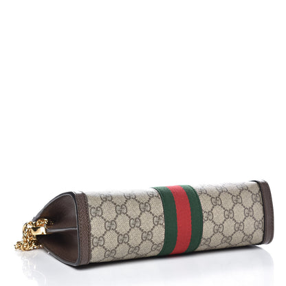 Gucci GG Supreme Monogram Web Small Ophidia Chain Shoulder Bag Brown 4 of 10