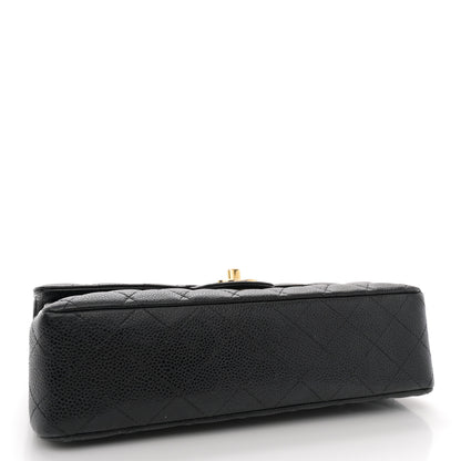 Chanel Caviar Quilted Medium Double Flap Black 4 of 12