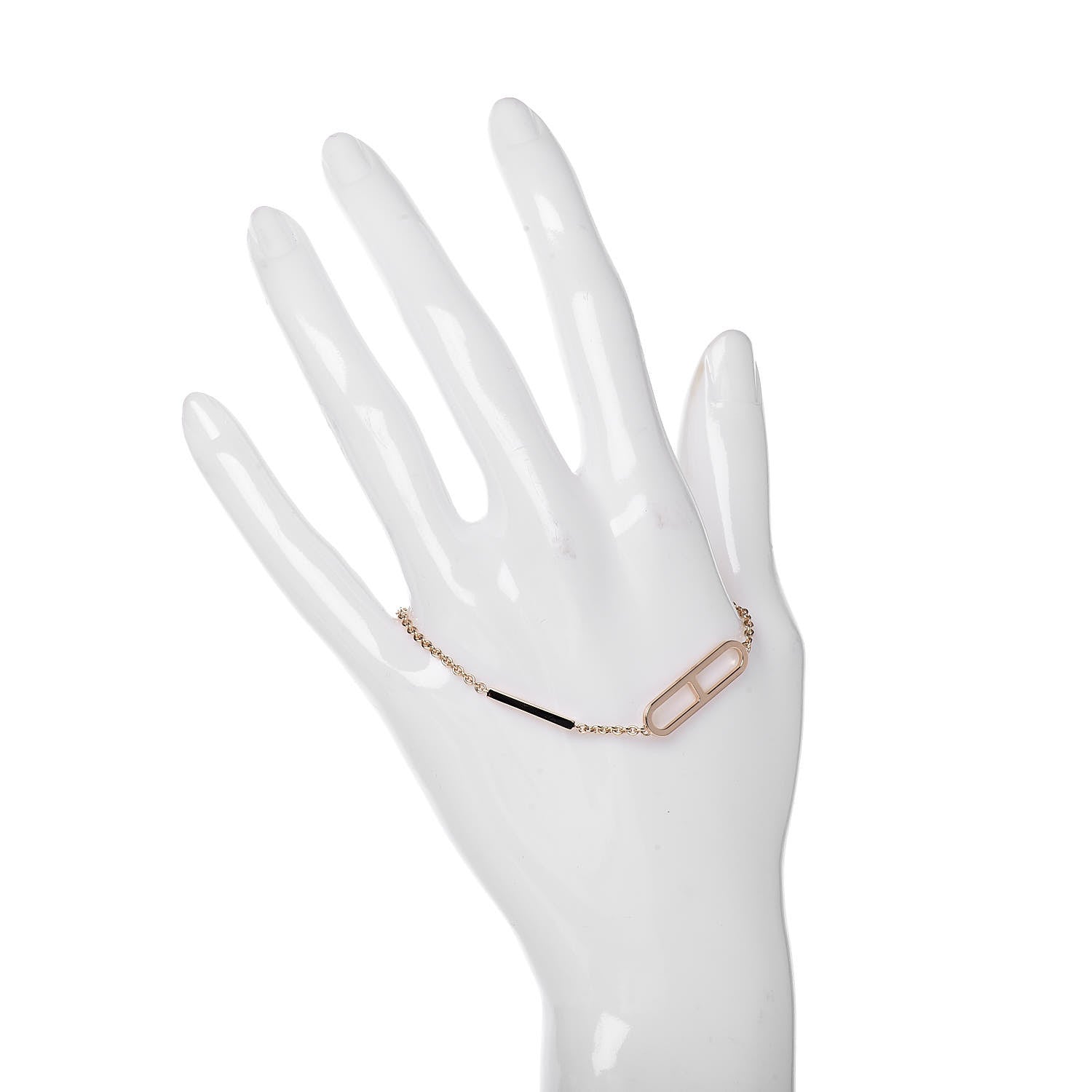Hermes 18K Rose Gold PM Ever Chaine D'Ancre Bracelet SH 2 of 6