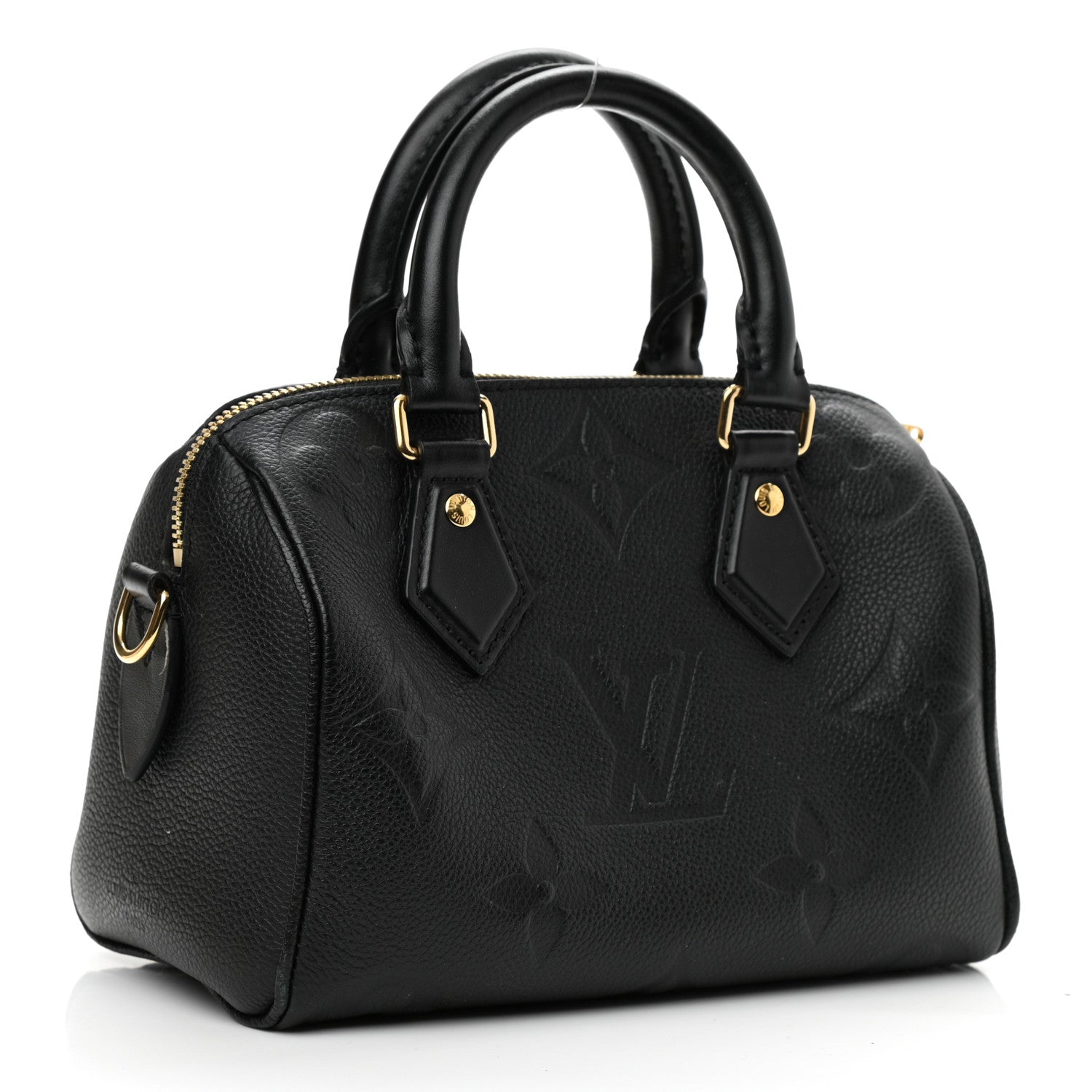 Louis Vuitton Empreinte Monogram Giant Speedy Bandouliere 20 Black 3 of 8