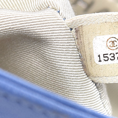 Chanel Washed Lambskin Quilted Mini Chain Around Flap Blue 7 of 10